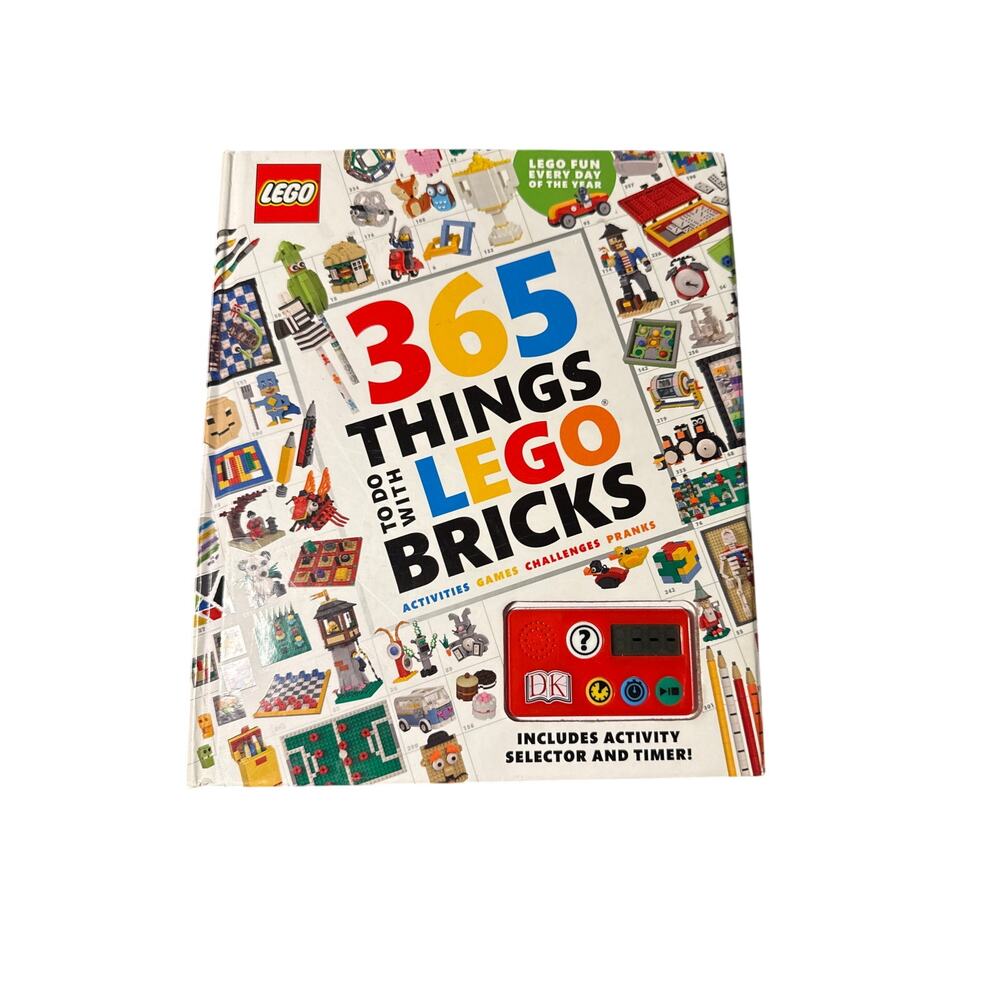 LEGO 365 Things to Do with LEGO Bricks with Timer Hardcover Book - Picture 2 of 3